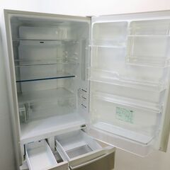 京都市内方面配達設置無料 Panasonic 411L 冷蔵庫 シャンパンカラー 左開き EL02の画像