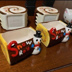 ケーキ用容器 陶器 全5種　11点セットの画像