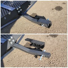 CURT製【カーゴキャリア／ヒッチカーゴ】差し込み2サイズ対応（2インチ(約5cm)＆1-1/4インチ(約3cm)アメリカ輸入品の画像