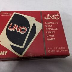 UNO 1981年製 TOMY ヴィンテージの画像