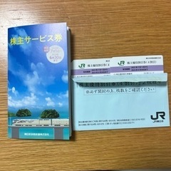 JR東日本株主優待割引券(4割引券)２枚&株主サービス券