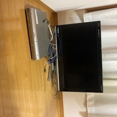 SHARP 液晶テレビ　DVDプレイヤー　セット