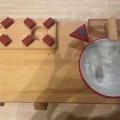 木製おもちゃ　おままごと　キッチン　ままごと　夢工房　木のおもちゃの画像