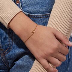 【ana luisa】JILL インターロッキング サークル ブレスレットの画像