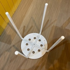 IKEA イケア　スツール　マリウス　白の画像