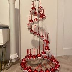IKEAクリスマス　ツリー　カップケーキオーナメントの画像