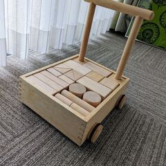 無塗装つみき★手押し車