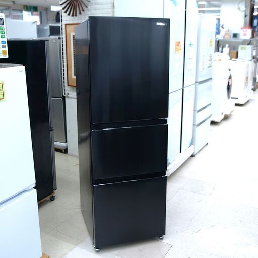 冷蔵庫　286L　3ドア　ハイアール　JR-CV29A（K）　未使用品　値下げしました！