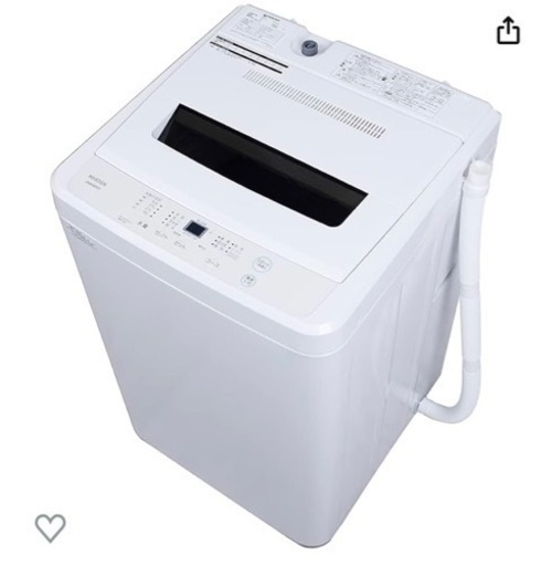 maxzen 洗濯機　6.0kg