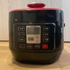 KOIZUMI 電気圧力鍋 レッド KSC-3501/R