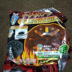 【お譲り先決定】七輪・炭・着火剤など　ほぼ未使用の画像