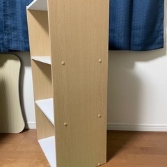 【お相手決まりました】アイリスオーヤマ　カラーボックス(ナチュラルオーク)の画像