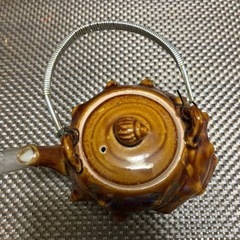 ❗️毎日値下げ❗️希少　骨董品　アンティーク　民芸品　サザエ急須　70年前の画像