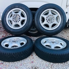 冬タイヤ 145R12 LT 軽自動車用アルミ付きスタッドレス 4本組