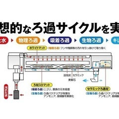 新品。GEX AQUA FILTER デュアルクリーンフリー DC-4560 静音水中ポンプ の画像