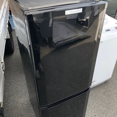 福岡市内配送無料　三菱 2ドア冷蔵庫（146L） MR-P15A-B サファイアブラック