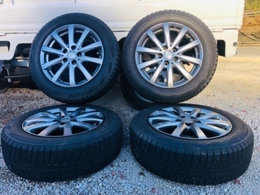 冬タイヤ 185/60R15 プリウス等用アルミ付きスタッドレス4本組