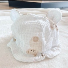 ベビー帽子 くまの画像