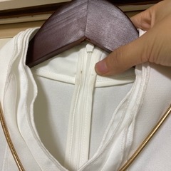 ♡美品♡ L ブラウス 白 ホワイト 長袖の画像