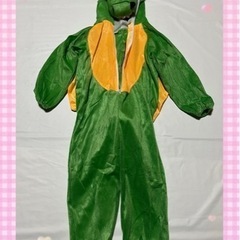 ドラゴン　恐竜　コスプレ　着ぐるみ　110〜120　辰年　子供　キッズ 緑　パーティー　クリスマス　ハロウィンの画像