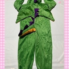 ドラゴン　恐竜　コスプレ　着ぐるみ　110〜120　辰年　子供　キッズ 緑　パーティー　クリスマス　ハロウィンの画像