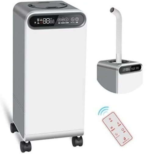 加湿器 業務用家庭用加湿器 15L大容量 超音波式 上から給水 800ml/h タッチパネル式 リモコン付き 保湿 UVランプ お手入れ簡単 静音 移動しやすい 水漏れしない