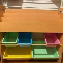 【値下げしました】子供絵本&おもちゃ収納ラック