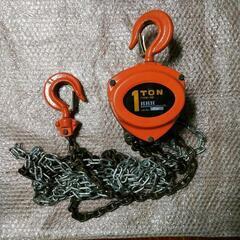 美品　チェーンブロック HHH 1トン