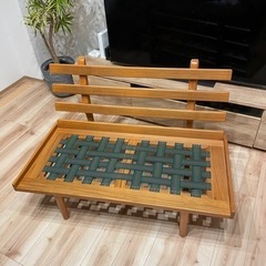 クロロス 2人掛けソファー チーク