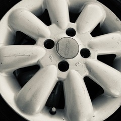 アルミホイール  4本　HYPERION PINO+/ハイぺリオン　ピノ プラス 14X4.5J　4穴　PCD：100（パールホワイト）の画像