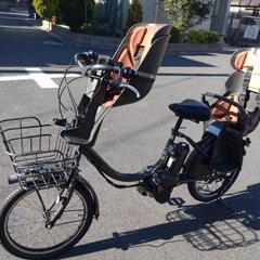 このせ電動自転車　前後チャイルドシート