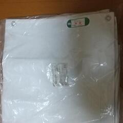 未使用　白防炎シート3.6m ×5.4mの画像