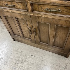 J3133 値引きしました！ 富谷 神戸家具 ヴィンテージ家具 クラシック家具 オーダーメイド家具 アンティーク調 ライティングデスク ビューロー  ライティングビューロー レトロ家具  和モダン家具 クリーニング済み 【リユースのサカイ柏店】の画像