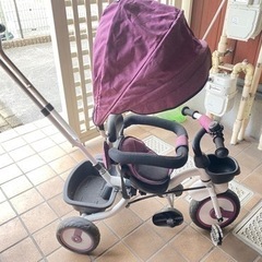 サンバイザー付き三輪車の画像