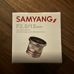 SAMYANG 単焦点広角レンズ 12mm F2.0 ブラック ...