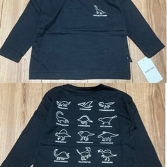 綿100％  長袖Tシャツ  恐竜   ロンT カジュアル ラウンドネックの画像