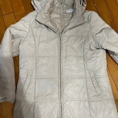 ママコート　マタニティコート　Lサイズ　ダッカー付き　前開き　後ろ開き　背中開きの画像