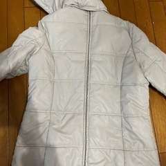 ママコート　マタニティコート　Lサイズ　ダッカー付き　前開き　後ろ開き　背中開きの画像