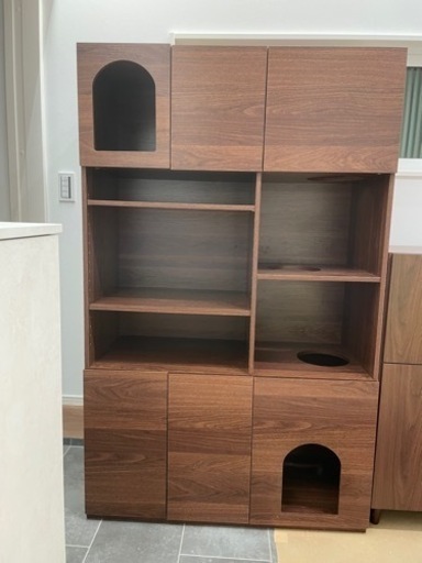 キャットタワートイレラック