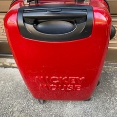 キャリーケース キャリーバッグ ミッキーマウス　レッドの画像