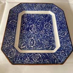 【中古】角大皿　有田焼勢州窯　太楽老作の画像