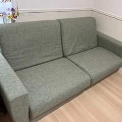 ソファーベッド 2.5人掛け グレー