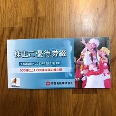 ハワイアンズ株主優待券　入場券4枚　2023年12月末まで