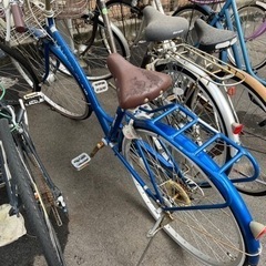 決まりました　ご連絡ありがとうございました　自転車　26インチ　青のみ　無料の画像
