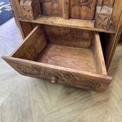 【BY REUSE 出水店 出張買取•見積完全無料¥0】アジアン船型インテリア棚の画像