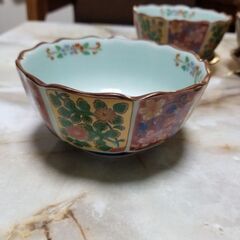 有田焼西雲5客。お値打ちに。の画像