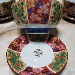 有田焼西雲5客。お値打ちに。の画像