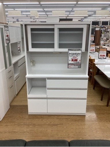 KL-23【新入荷　リサイクル品】オープンキッチンボード　白
