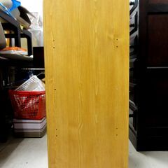 収納棚 ナチュラル系 幅40×奥42×高96㎝ 電話台 隙間収納 ラック 家具 札幌市 中央区 南12条の画像