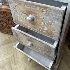 【BY REUSE 出水店 出張買取•見積完全無料¥0】アジアン6段収納棚の画像